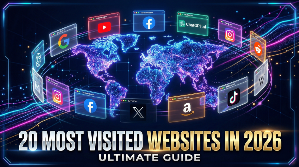 20 Most Visited Websites in 2026 [Ultimate Guide]
